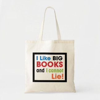 I like big books ... tote bag