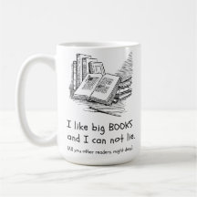 I like big books | Writer Mug | Reader Mug