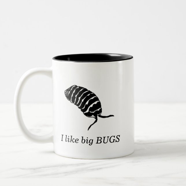 I like big BUGS Two-Tone Coffee Mug (Left)