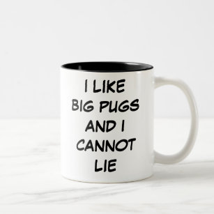 I Like Big Pugs and I Cannot Lie Mug