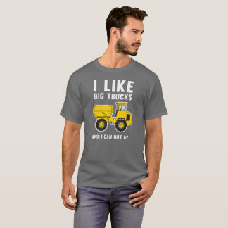 I like big trucks and I cannot lie pop humour T-Shirt