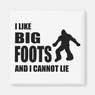 I Like Bigfoots and I Cannot Lie Magnet