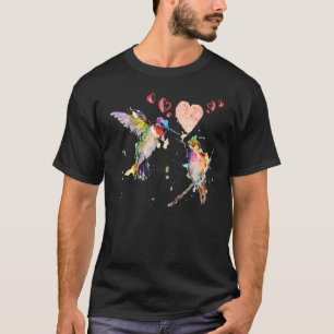 I Like Birds Migratory Bird Day Romantic Hummingbi T-Shirt