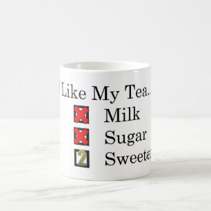 I Like...  Black Tea with 2 Sweeteners Coffee Mug