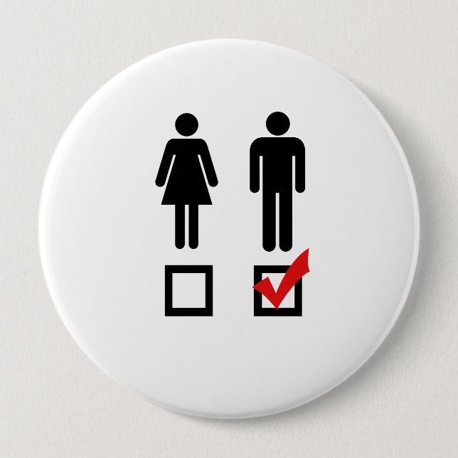 I Like boys 4 Inch Round Button (Front)