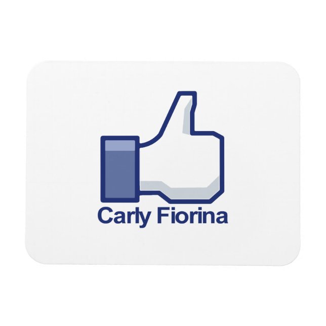 I Like Carly Fiorina Thumbs up Magnet (Horizontal)