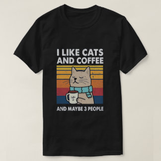 I like cats and coffee T-Shirt