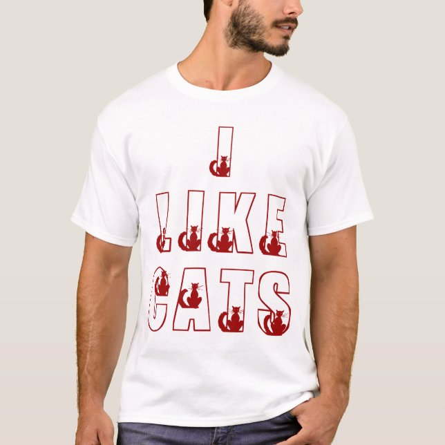 I Like Cats Shirt (Front)