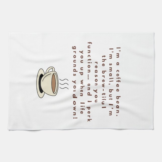I like coffee kitchen towel (Horizontal)