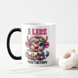 I Like Coffee More Than People Magic Mug