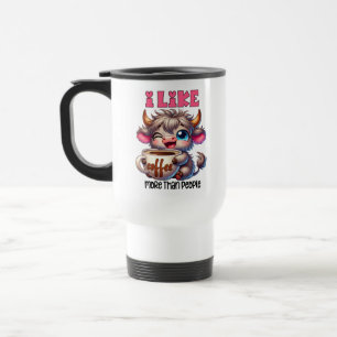 I Like Coffee More Than People Travel Mug