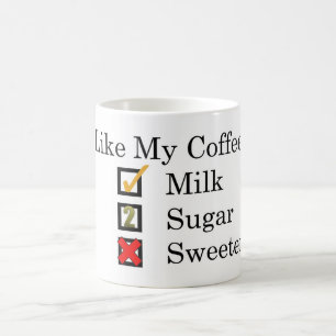 I Like... Coffee with Milk & 2 Sugars Coffee Mug