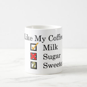I Like... Coffee with Milk & 2 Sweeteners Coffee Mug