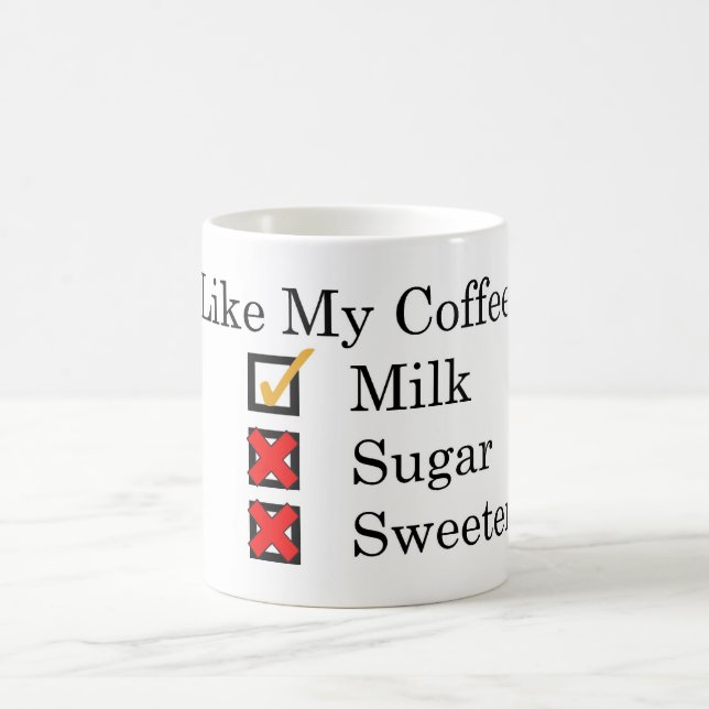 I Like...  Coffee with Milk Coffee Mug (Center)
