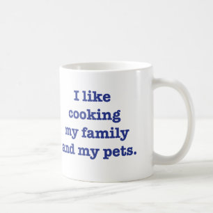 I Like Cooking My Family Mug