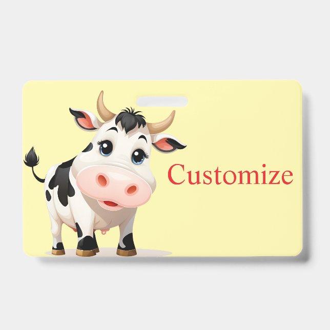 I Like Cows Art Thunder_Cove Badge (Front)