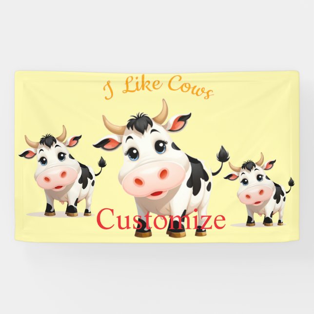 I Like Cows Art Thunder_Cove Banner (Horizontal)