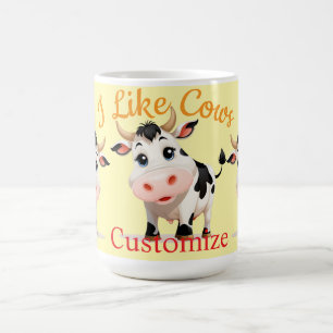 I Like Cows Art Thunder_Cove Coffee Mug