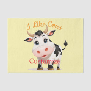 I Like Cows Art Thunder_Cove Tissue Paper
