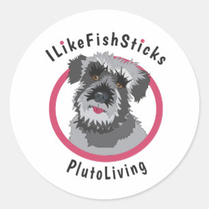 I Like Fish Sticks Classic Round Sticker