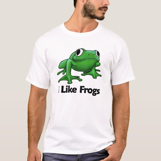 I Like Frogs T-Shirt (Front)