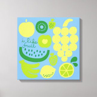 I LIKE FRUIT Canvas Print