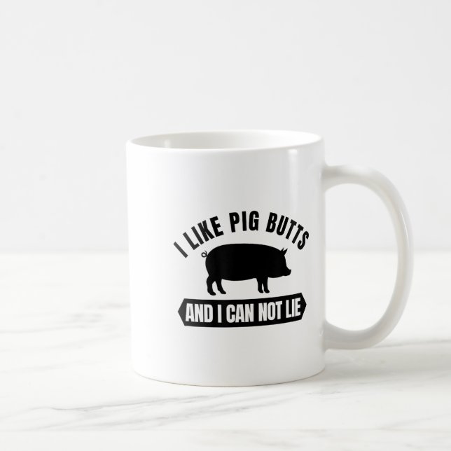 I Like G Butts And I Cannot Lie Funny Bbq Grilling Coffee Mug (Right)