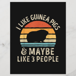 I Like Guinea Pigs And Maybe 3 People Funny