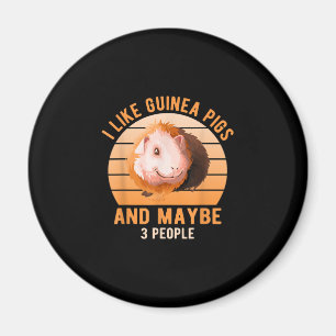 I Like Guinea Pigs Wheek Cavy Lover Guinea Pig Mom Magnet
