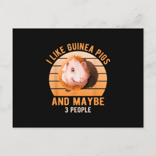I Like Guinea Pigs Wheek Cavy Lover Guinea Pig Mom Postcard