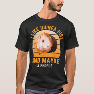 I like guinea pigs wheek Cavy Lover Guinea Pig Mom T-Shirt