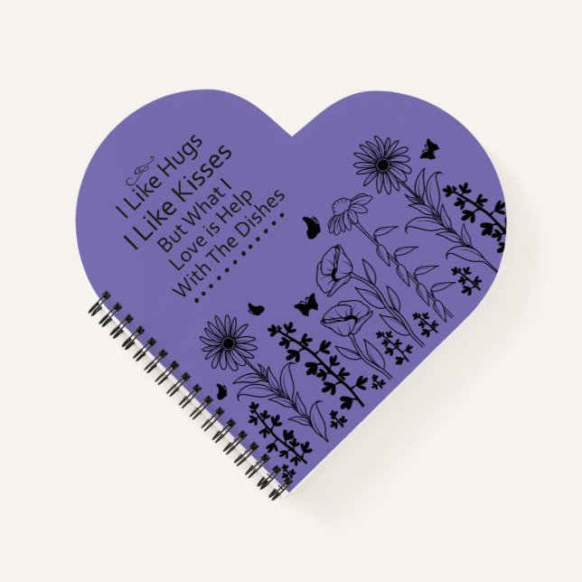 I Like Hugs and Kisses Notebook (Front)