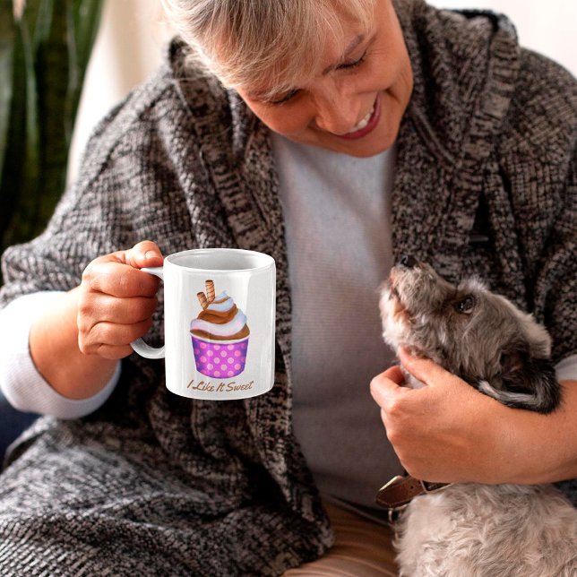 I Like It Sweet Soft Serve Ice Cream Coffee Mug (Creator Uploaded)