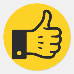 I Like It Thumb UP(Yellow) Sticker