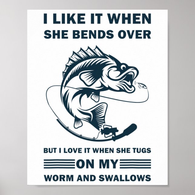 I Like It When She Bends Over But I Love It Funny  Poster (Front)