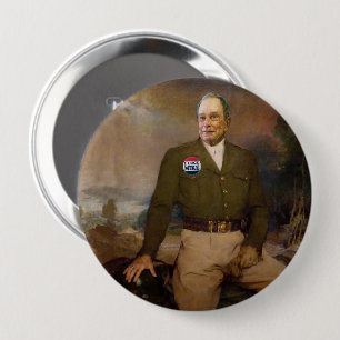 I Like Mike in an Ike Jacket 4 Inch Round Button