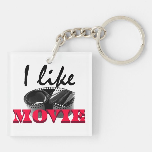 I like movie keychain (Back)