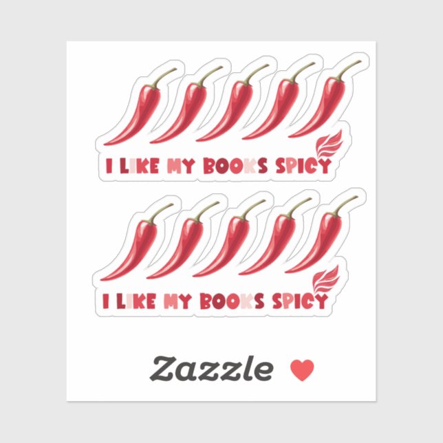 I like my books spicy book rating design (Sheet)