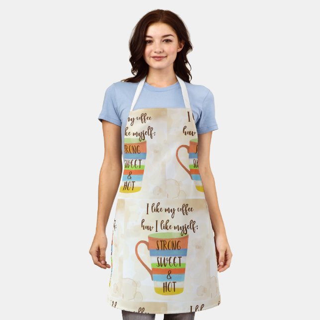 I Like My Coffee Apron (Worn)