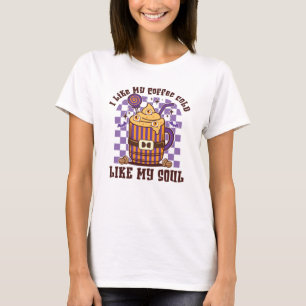 I Like My Coffee Cold, Like My Soul -Pumpkin Spice T-Shirt
