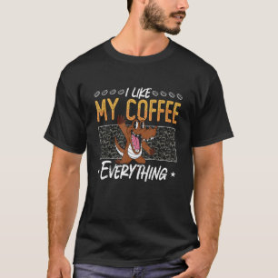 I Like My Coffee Everything Gator Hunting Alligato T-Shirt