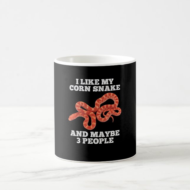 I Like My Corn Snake Snake Lover Reptile Coffee Mug (Center)