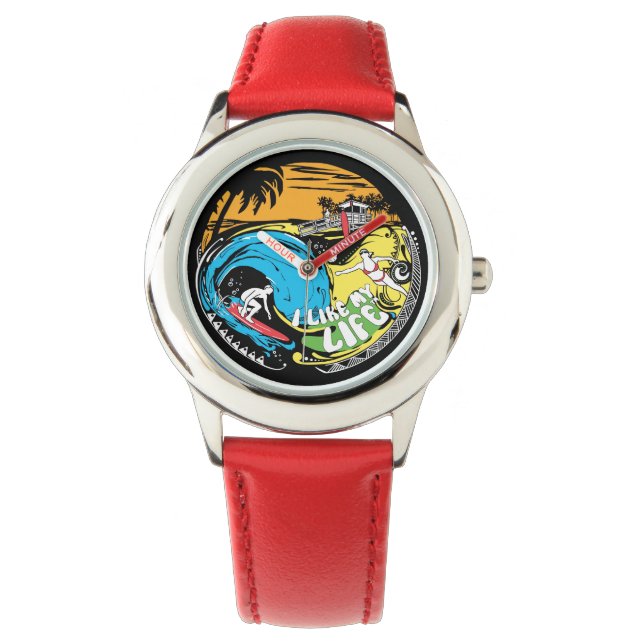"I like MY life" at the beach watch (Front)