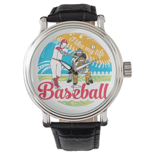I like MY life Baseball WATCH (Front)