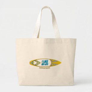 "I like My Life" HB Grocery Tot Tote Bag