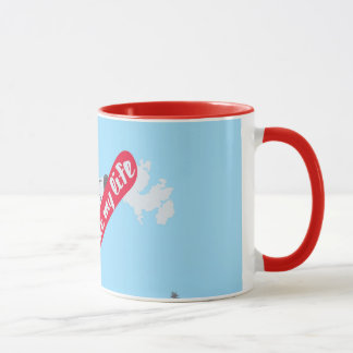 "I like MY life" snowboard mug