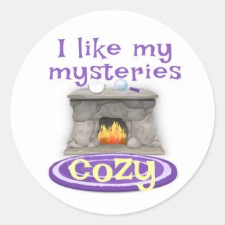 I Like My Mysteries Cozy Stickers