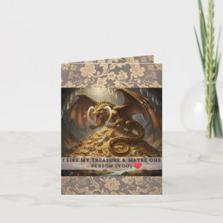 I Like My Treasure & Maybe One Person (You)  Card