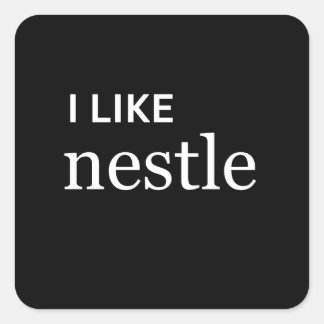 I like nestle square sticker