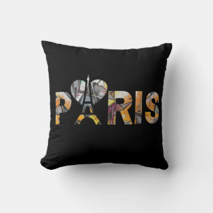 I like Paris with a colorful urban decor. Throw Pillow